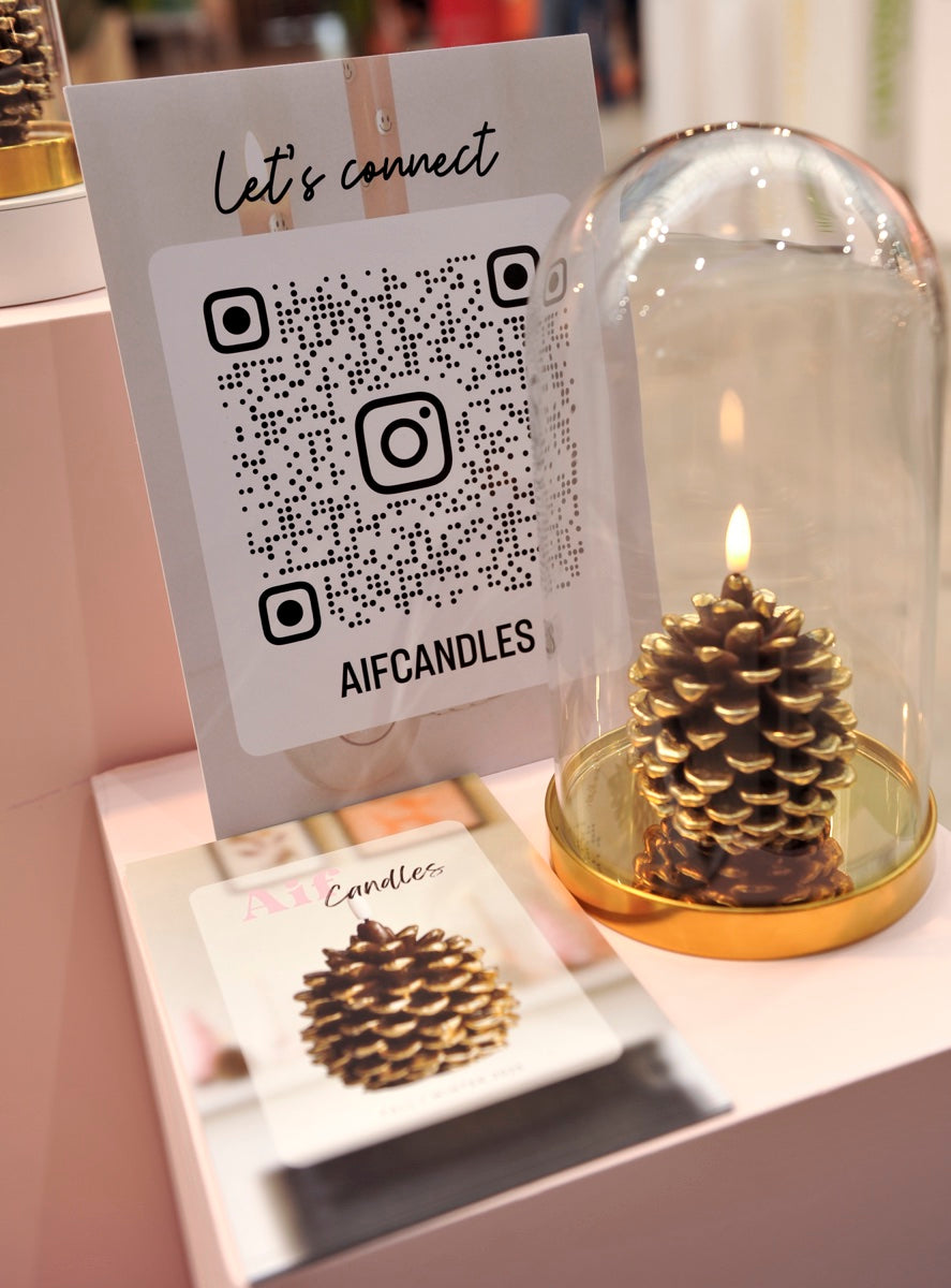 Aifcandles LED Wax Kaars Dennenappel RC – Inclusief Afstandsbediening