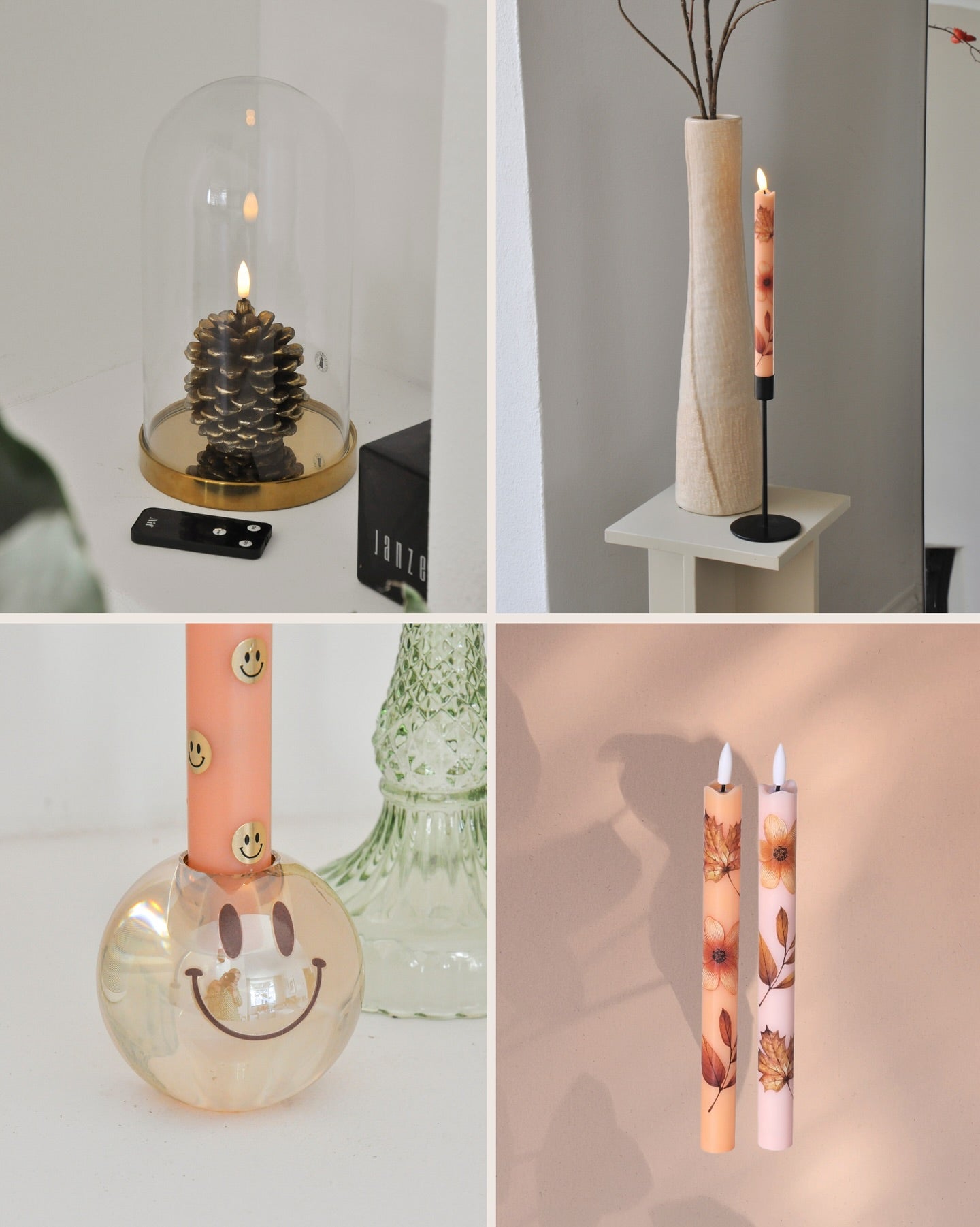Aifcandles LED Kaarsenset – Hearts Pink