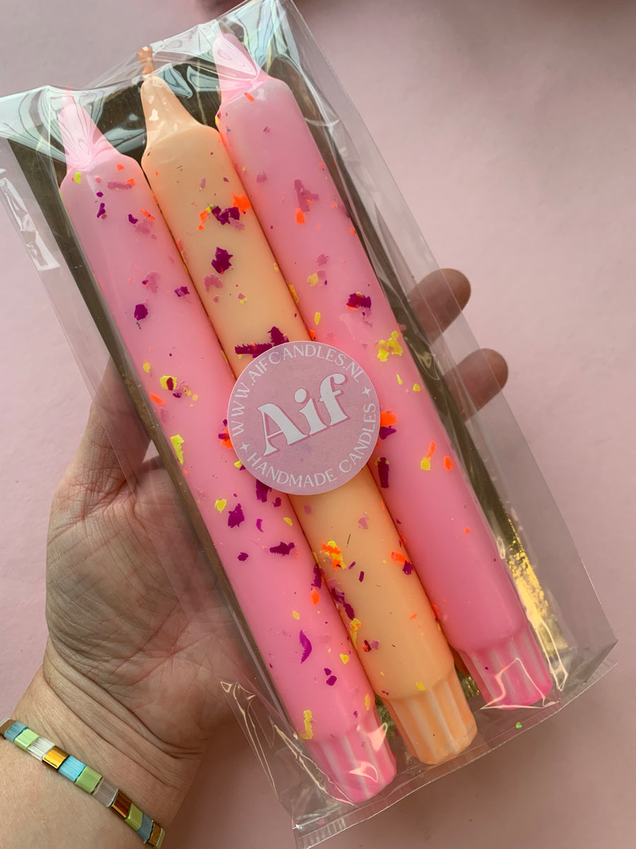 Set Trio Kaarsen Confetti
