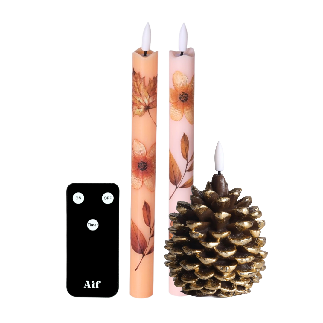 LED Kaarsenset – Wildflower