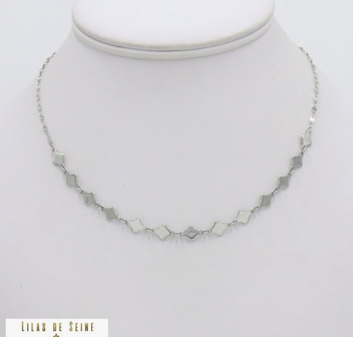 Ketting Klaver Silver