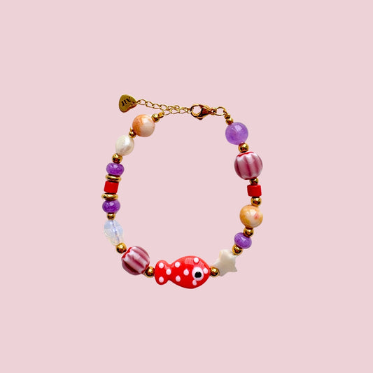 Armband Fishy Rosso