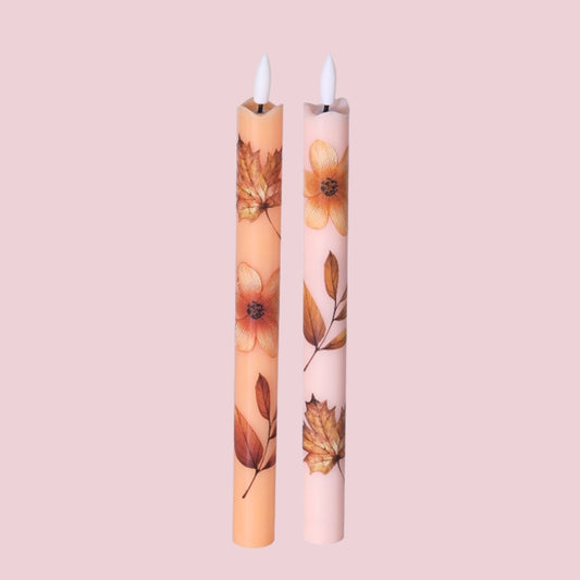 Aifcandles LED Wax Kaarsen Wildflower RC – Set van 2 – Optioneel met Afstandsbediening