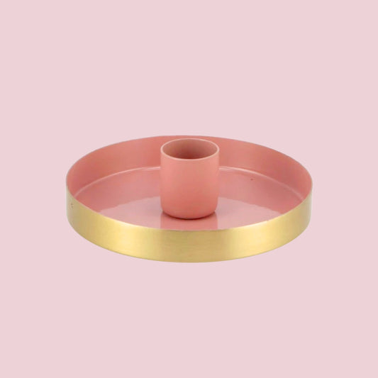Kandelaar Golden Circle Blush