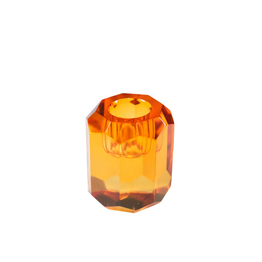 Kandelaar Crystal Orange