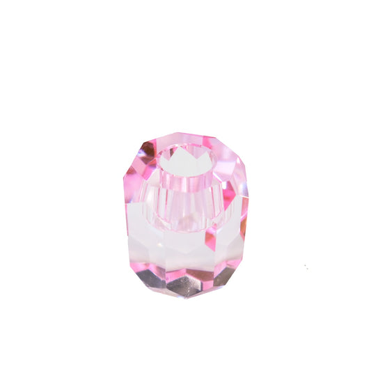 Kandelaar Crystal Pink